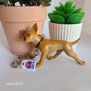 Taco Bell 1998 Chihuahua Puppy Keychain Vintage Unisex Collectible Casual
